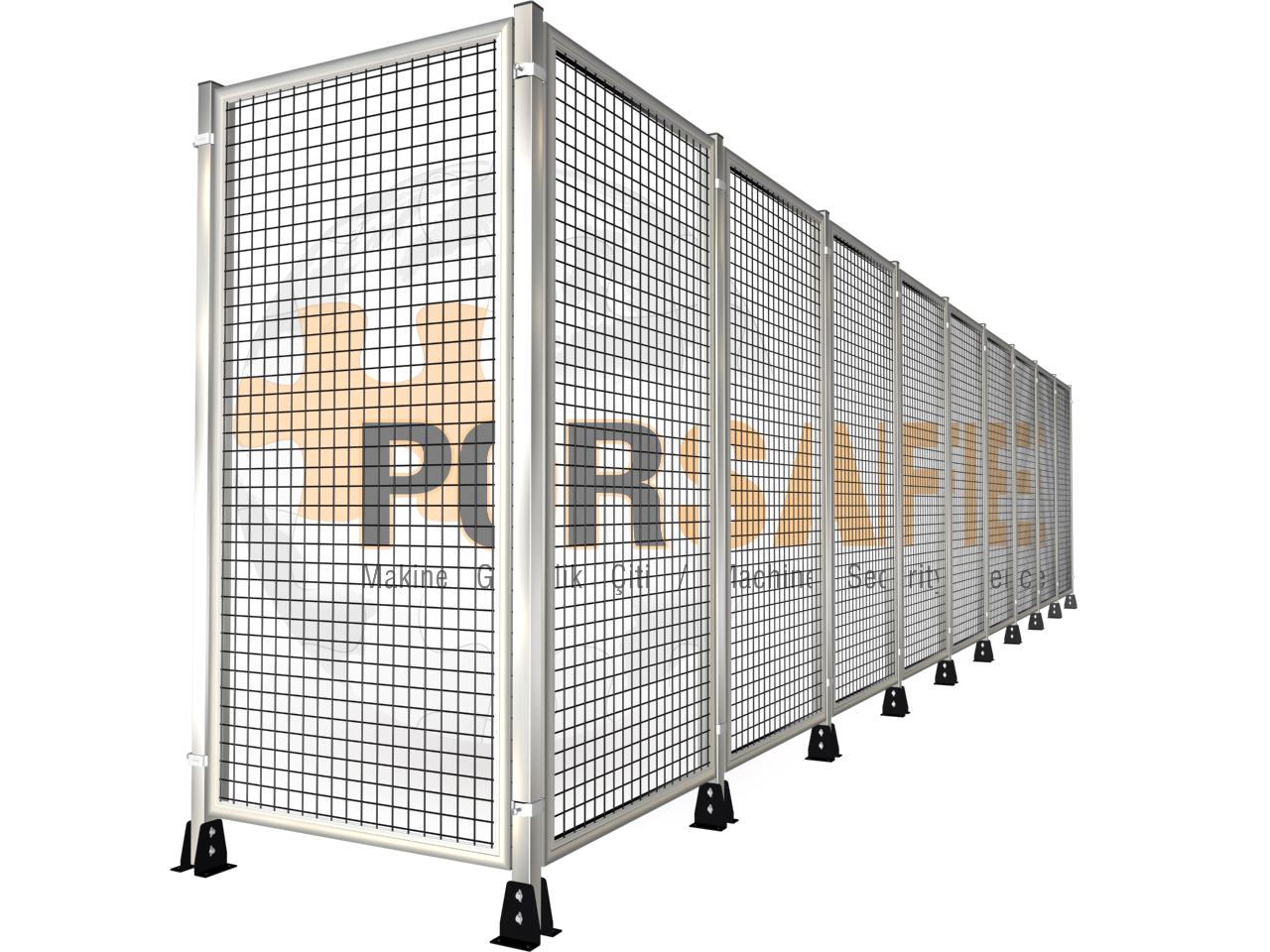 Garduri din Aluminiu - Profil Tubular Standard