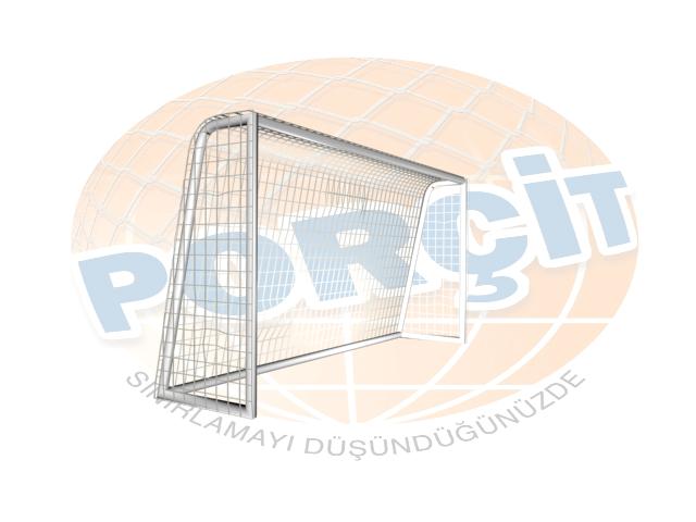 Poarta de fotbal cu plasa