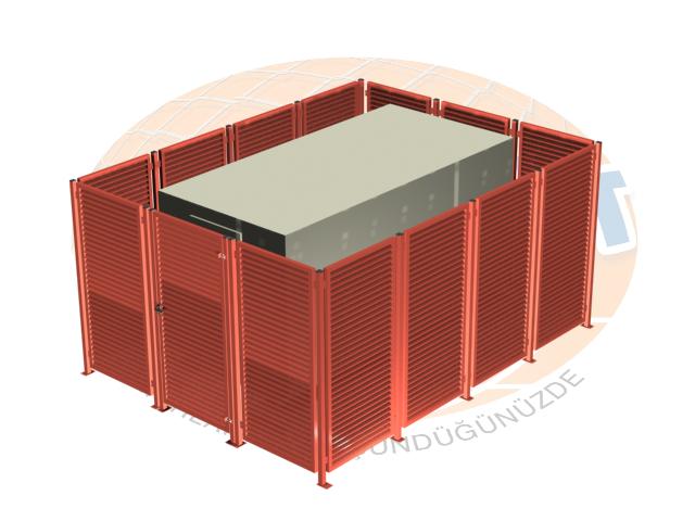 Cabine cu Fata tip Grila / Aerisire
